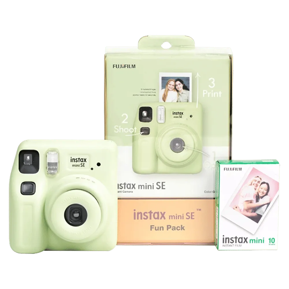 FUJIFILM Instax Mini SE Fun Pack Instant Camera Mini F1 SMART NX